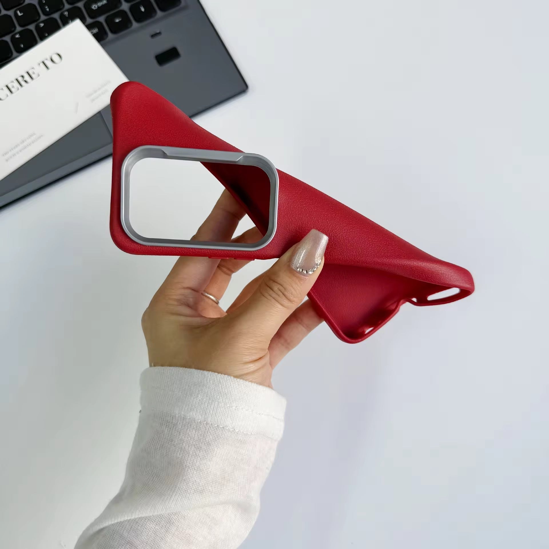 Ultra Thin Leather Soft Silicone Samsung S & A Series Soft Case Mobile Case by CoverMeUp - Style 16