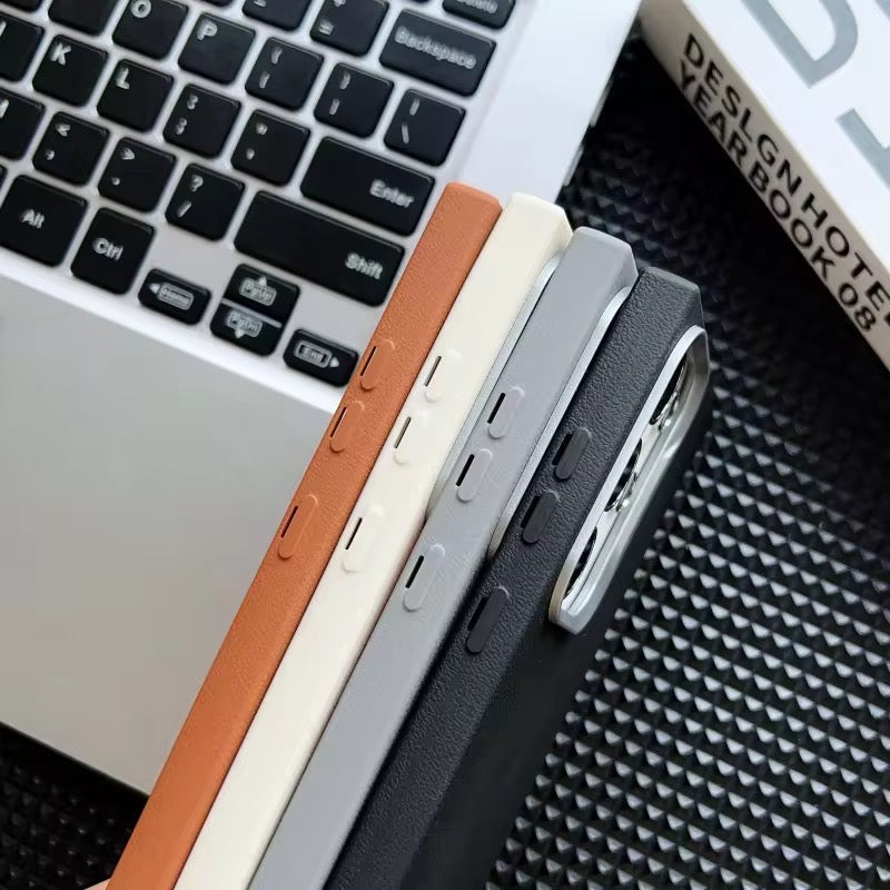 Ultra Thin Leather Soft Silicone Samsung S & A Series Soft Case Mobile Case by CoverMeUp - Style 10
