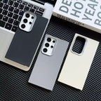 Ultra Thin Leather Soft Silicone Samsung S & A Series Soft Case Mobile Case by CoverMeUp - Style 4