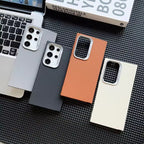 Ultra Thin Leather Soft Silicone Samsung S & A Series Soft Case Mobile Case by CoverMeUp - Style 3