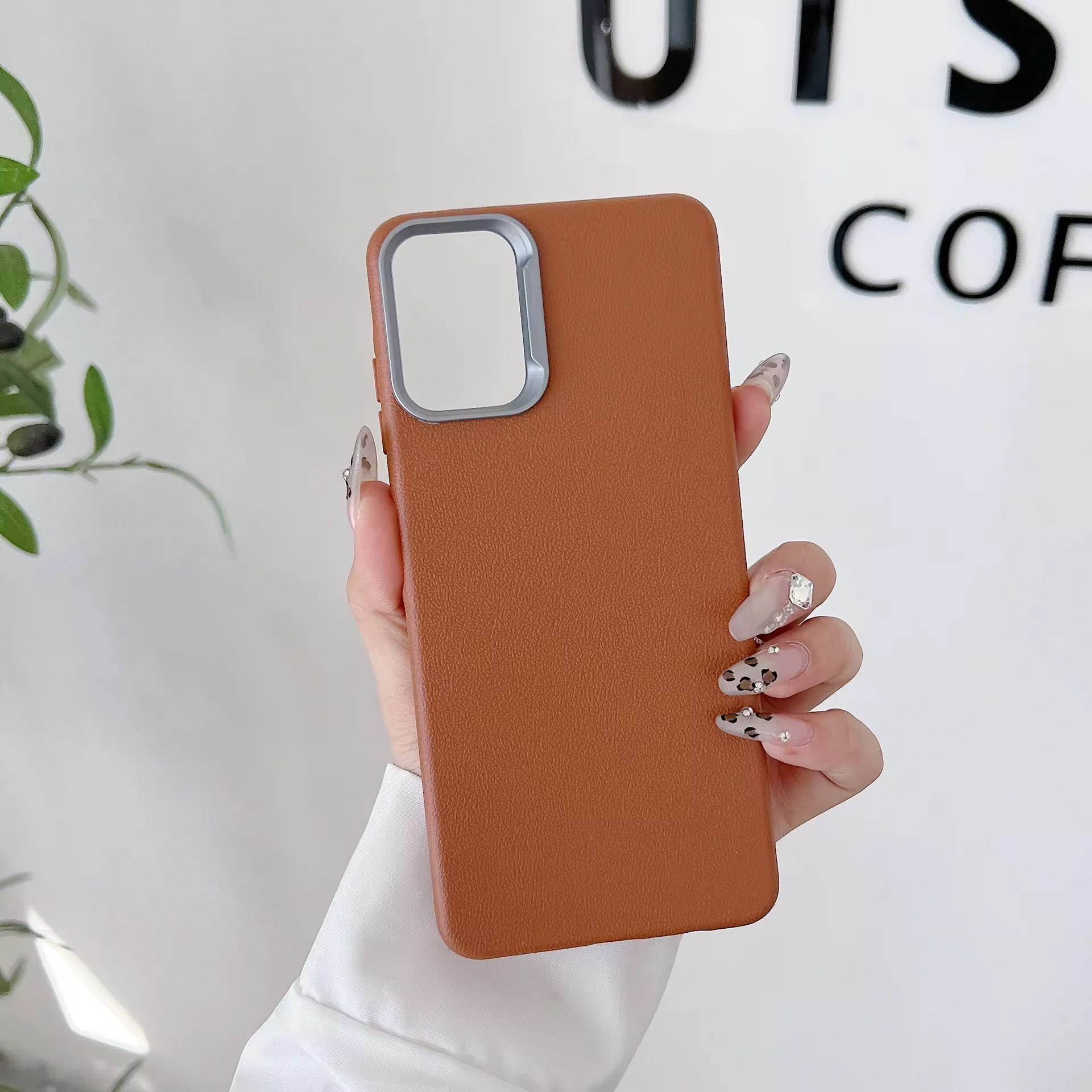 Ultra Thin Leather Soft Silicone Samsung S & A Series Soft Case Mobile Case by CoverMeUp - Style 11