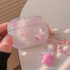 Cute 3D Butterfly Silicone Airpod With Lanyard