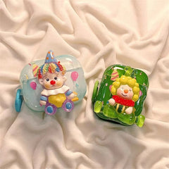 3D Glossy Blue Colorful Joker Airpod Silicone Case