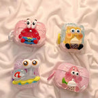 3D Spongebob Squarepants Patrick Star Gary Mr.Krabs Cartoon Glossy Airpod Silicone Case Mobile Case by CoverMeUp