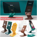 Kawaii Cute Cartoon Portable Table Desktop Phone Holder Stand Mobile Case by CoverMeUp - Style 4