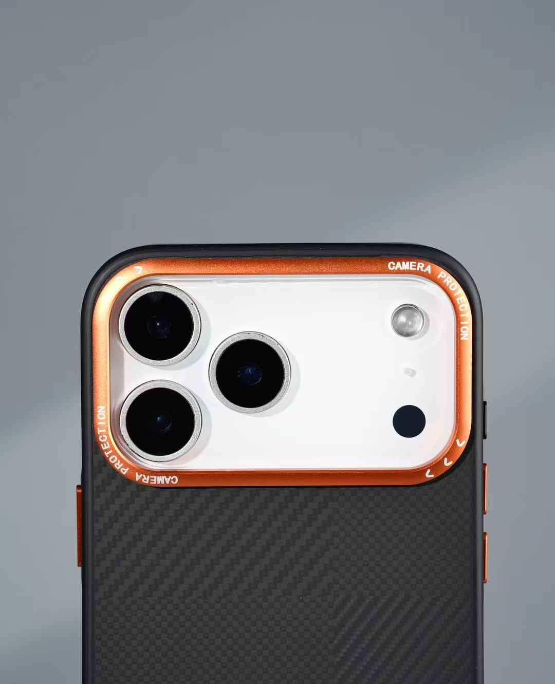 Case for iPhone 17 Pro | Metal Camera Ring Hard Carbon Fibre Magsafe Case