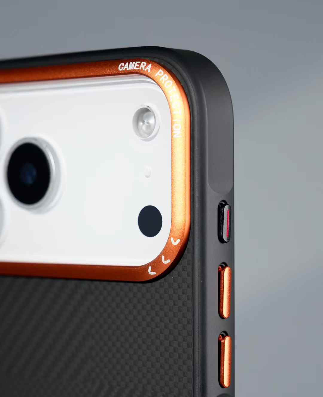 Case for iPhone 17 Pro | Metal Camera Ring Hard Carbon Fibre Magsafe Case