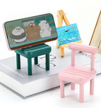 Mini Chair Portable Table Desktop Phone Holder Stand Mobile Case by CoverMeUp - Style 5