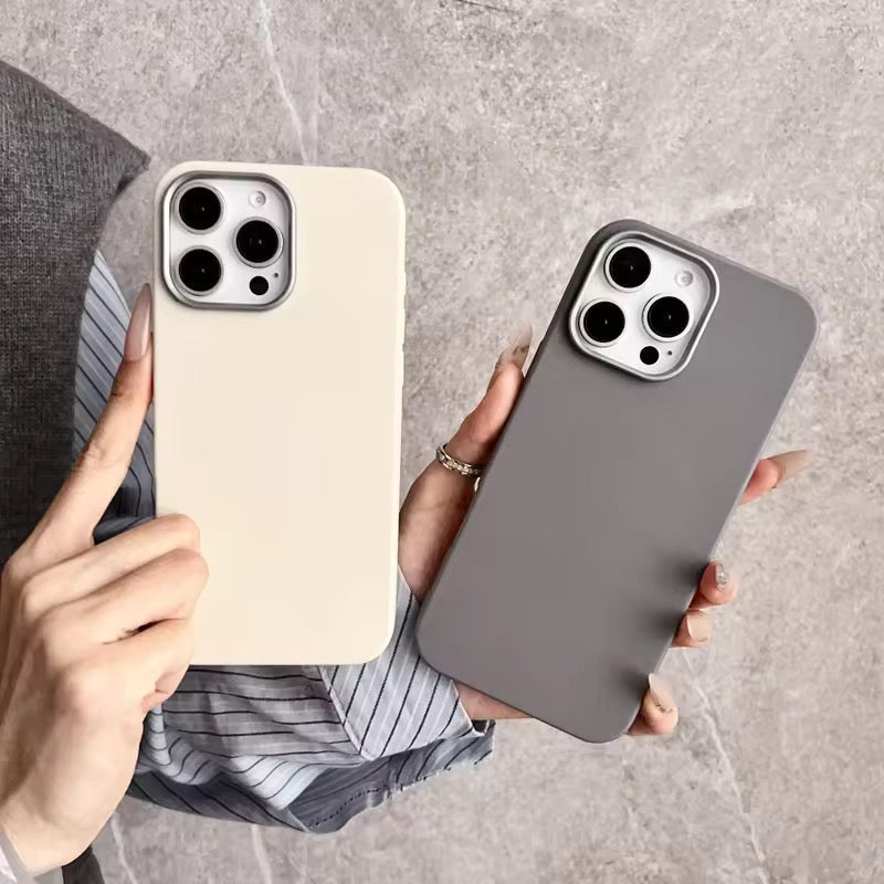 Protective Apple iPhone Back Cover - Ultra Thin Leather Soft Silicone iPhone Soft Case - Style 6