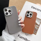 Protective Apple iPhone Back Cover - Ultra Thin Leather Soft Silicone iPhone Soft Case - Style 5