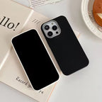 Protective Apple iPhone Back Cover - Ultra Thin Leather Soft Silicone iPhone Soft Case - Style 8