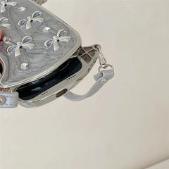 Stylish Love 3D Bow Handbag Bracelet iPhone Case