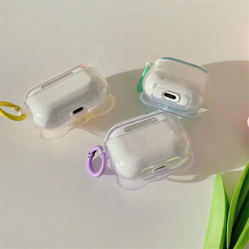 Wavy Edge Cute Bow Candy Colors Airpod Case Mobile Case by CoverMeUp - Style 7