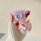 Wavy Edge Cute Bow Candy Colors Airpod Case Mobile Case by CoverMeUp - Style 2