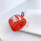 Cola Can Shaped Rubber Silicone Airpod Case Mobile Case by CoverMeUp - Style 5