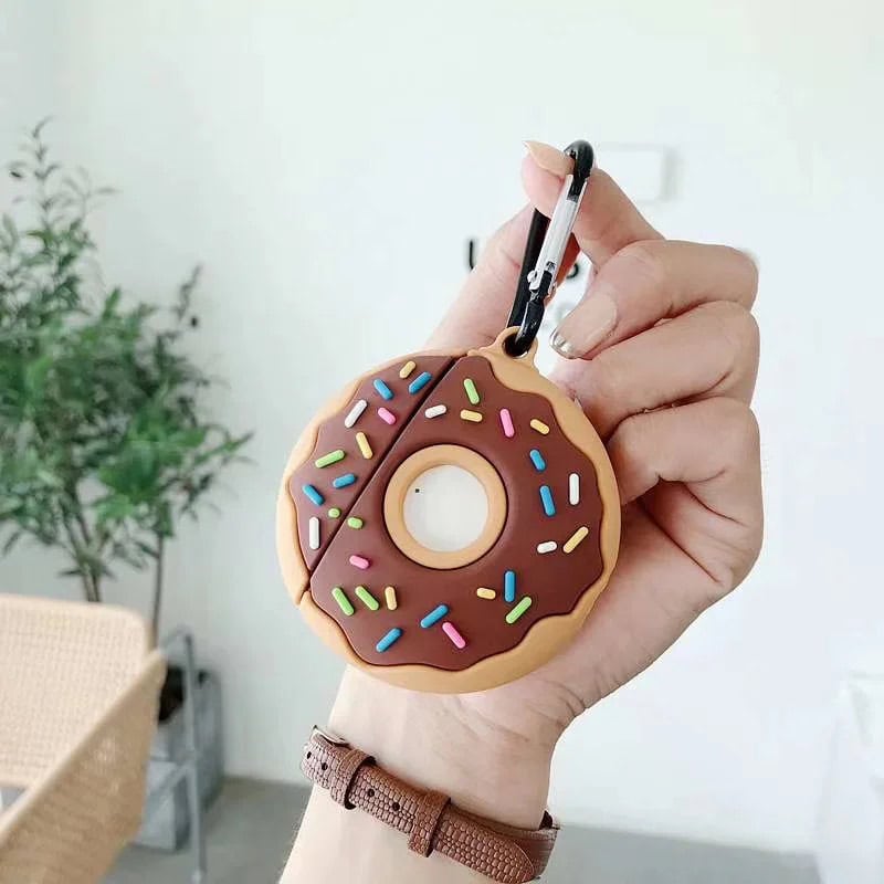 Cute Donut Rubber Silicone Airpod Case