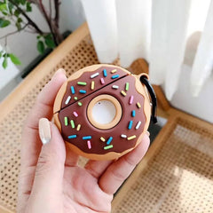 Cute Donut Rubber Silicone Airpod Case