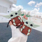 Baby Yoda Rubber Silicone Airpod Case Mobile Case by CoverMeUp