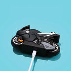 Motorcycle Bike Ridder Rubber Silicone Airpod Case Mobile Case by CoverMeUp - Style 10