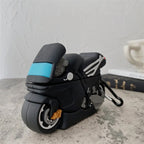Motorcycle Bike Ridder Rubber Silicone Airpod Case Mobile Case by CoverMeUp - Style 7