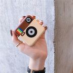 Instagram Social Media Rubber Silicone Airpod Case Mobile Case by CoverMeUp