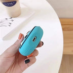 Monster Blue Green Rubber Silicone Airpod Case Mobile Case by CoverMeUp - Style 5