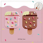Cute Candy Ice Cream Rubber Silicone Airpod Case Mobile Case by CoverMeUp - Style 3