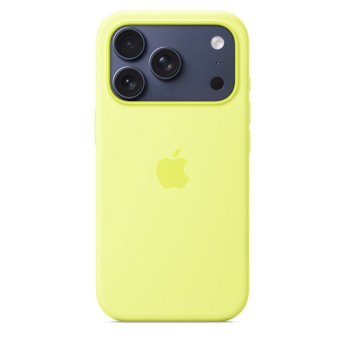 Logo Silicon Case for iPhone 17 Pro Max / 18 Pro Max (Neon Yellow)