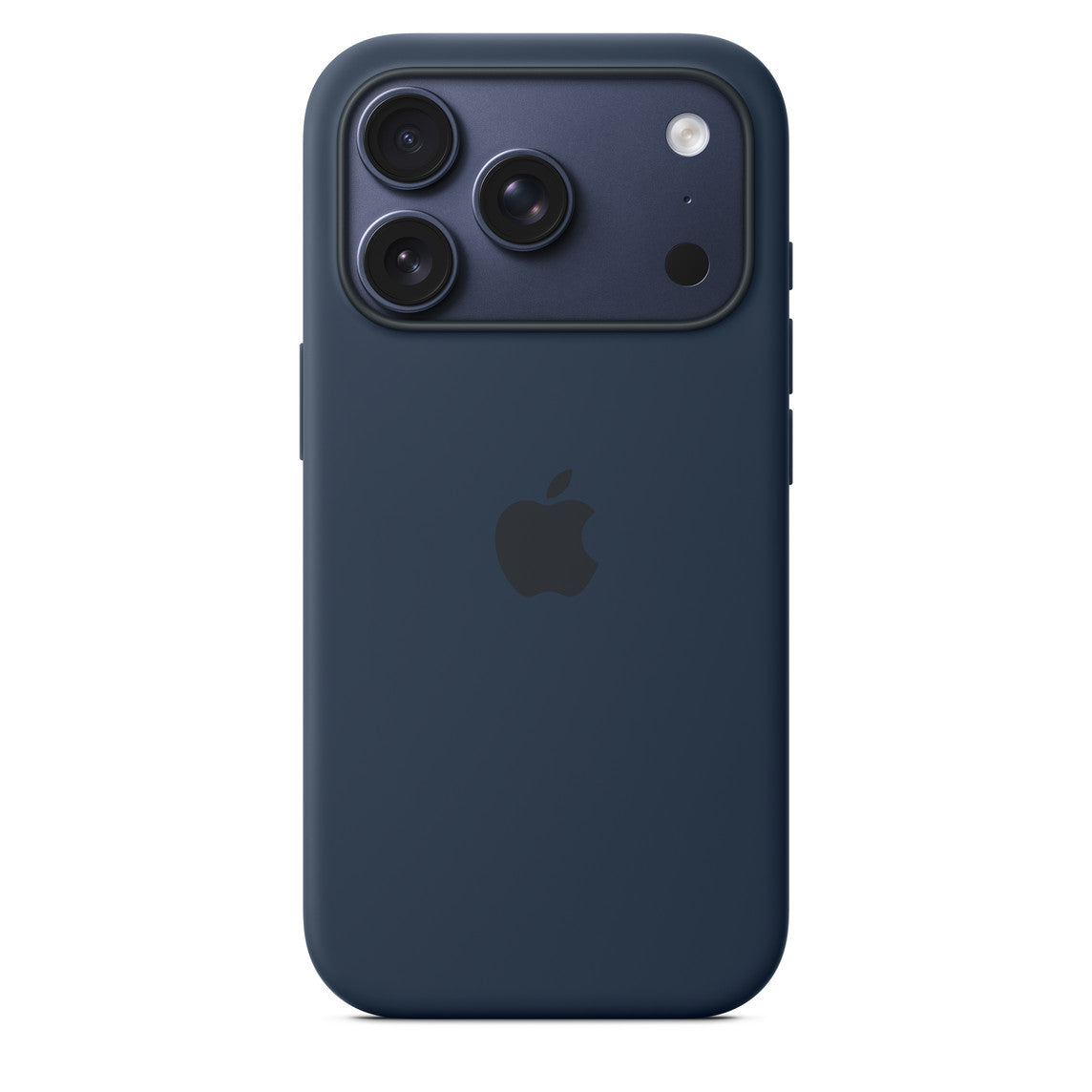 Protective Apple iPhone Back Cover - Logo Silicon Case for iPhone 17 Pro (Midnight)