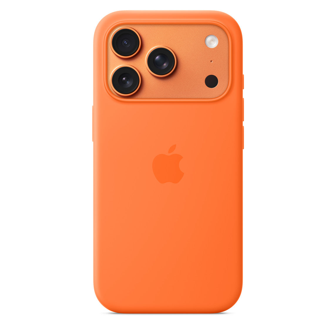 Logo Silicon Case for iPhone 17 Pro Max (Orange)