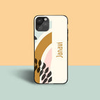 Abstract Rainbow Custom Glossy Metal Bumper Case Mobile Case by CoverMeUp