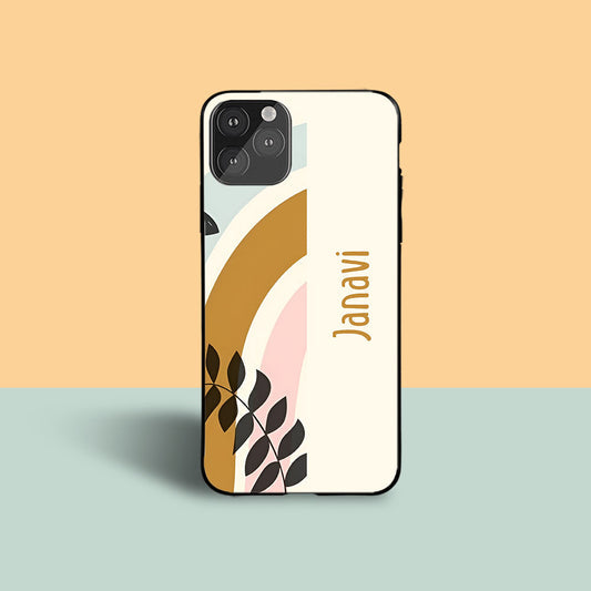 Abstract Rainbow Custom Glossy Metal Bumper Case Mobile Case by CoverMeUp
