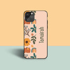 Leaf & Rainbow Custom Glossy Metal Bumper Case Mobile Case by CoverMeUp