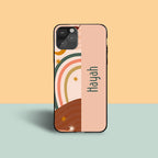 Aesthetic Rainbow Custom Glossy Metal Bumper Case Mobile Case by CoverMeUp