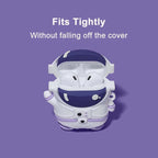 Astronaut Rubber Silicone Airpod Case Mobile Case by CoverMeUp - Style 2