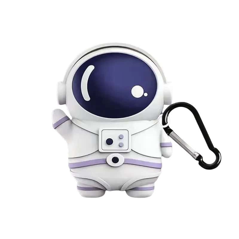Astronaut Rubber Silicone Airpod Case