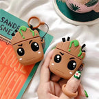 Groot Rubber Silicone Airpod Case Mobile Case by CoverMeUp