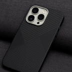 Protective Apple iPhone Back Cover - SooPii Kevlar Carbon Fibre Ultra Slim Case for iPhone 16 Pro - Style 4