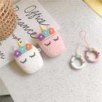 Cute Unicorn Rubber Silicone Airpod Case Mobile Case by CoverMeUp - Style 5