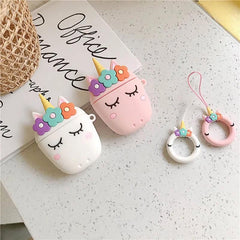 Cute Unicorn Rubber Silicone Airpod Case
