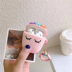 Cute Unicorn Rubber Silicone Airpod Case Mobile Case by CoverMeUp - Style 2