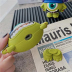 One Eye Monster Rubber Silicone Airpod Case Mobile Case by CoverMeUp - Style 4
