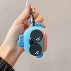 3D Movable Sunglasses Clown Fish Rubber Silicone Airpod Case Mobile Case by CoverMeUp - Style 3