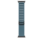 Light Blue Alpine Loop With Black Metal Connectors (44mm /45mm /46mm & 49mm)