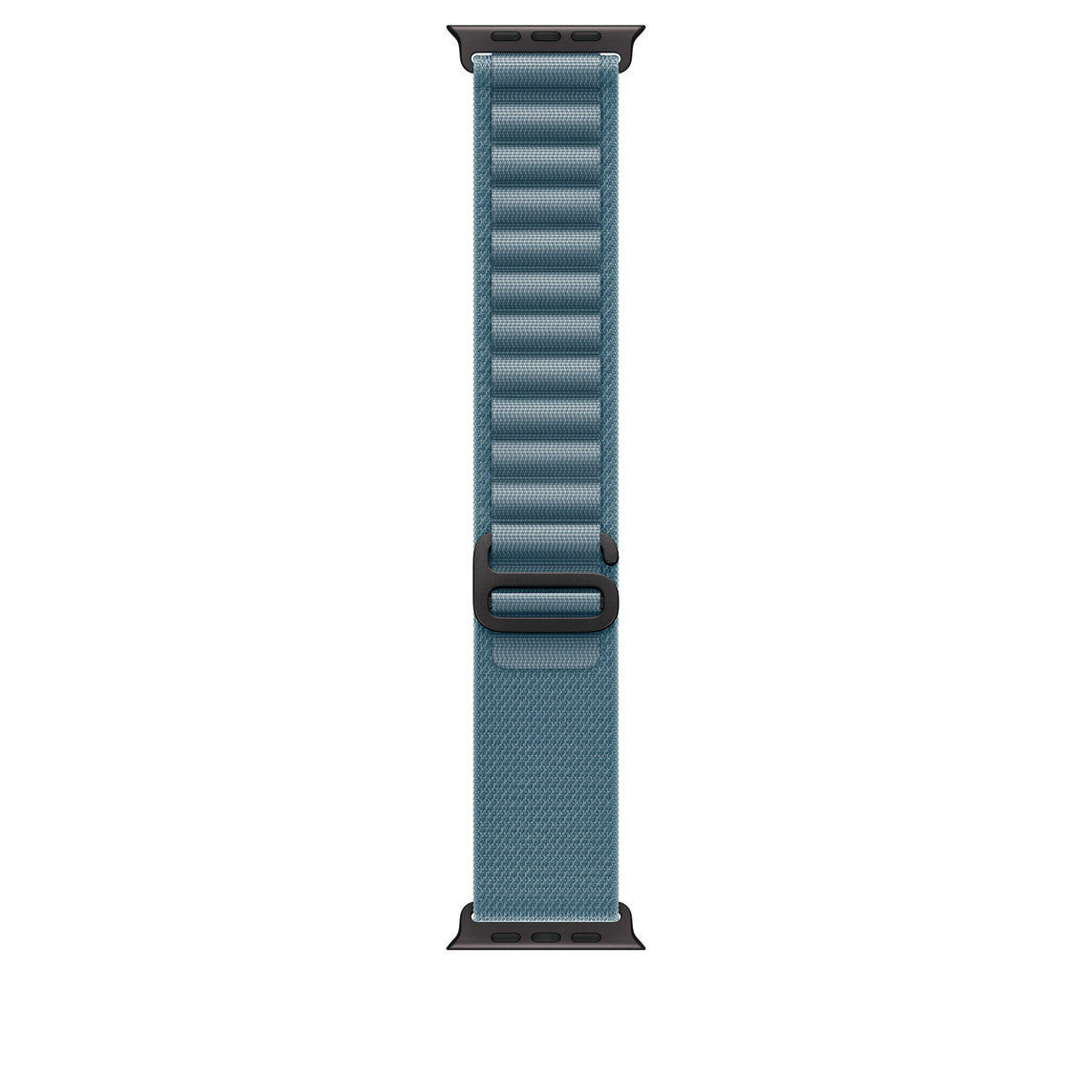 Light Blue Alpine Loop With Black Metal Connectors (44mm /45mm /46mm & 49mm)