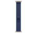 Blue/Bright Blue Trail Loop for iWatch 44/45/46mm & 49mmUltra with Silver Metal Connectors