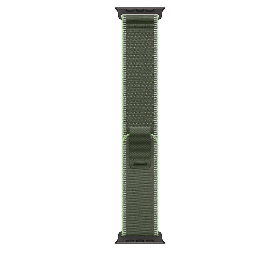 Green/Neon Trail Loop for iWatch 44/45/46mm & 49mmUltra with Black Metal Connectors