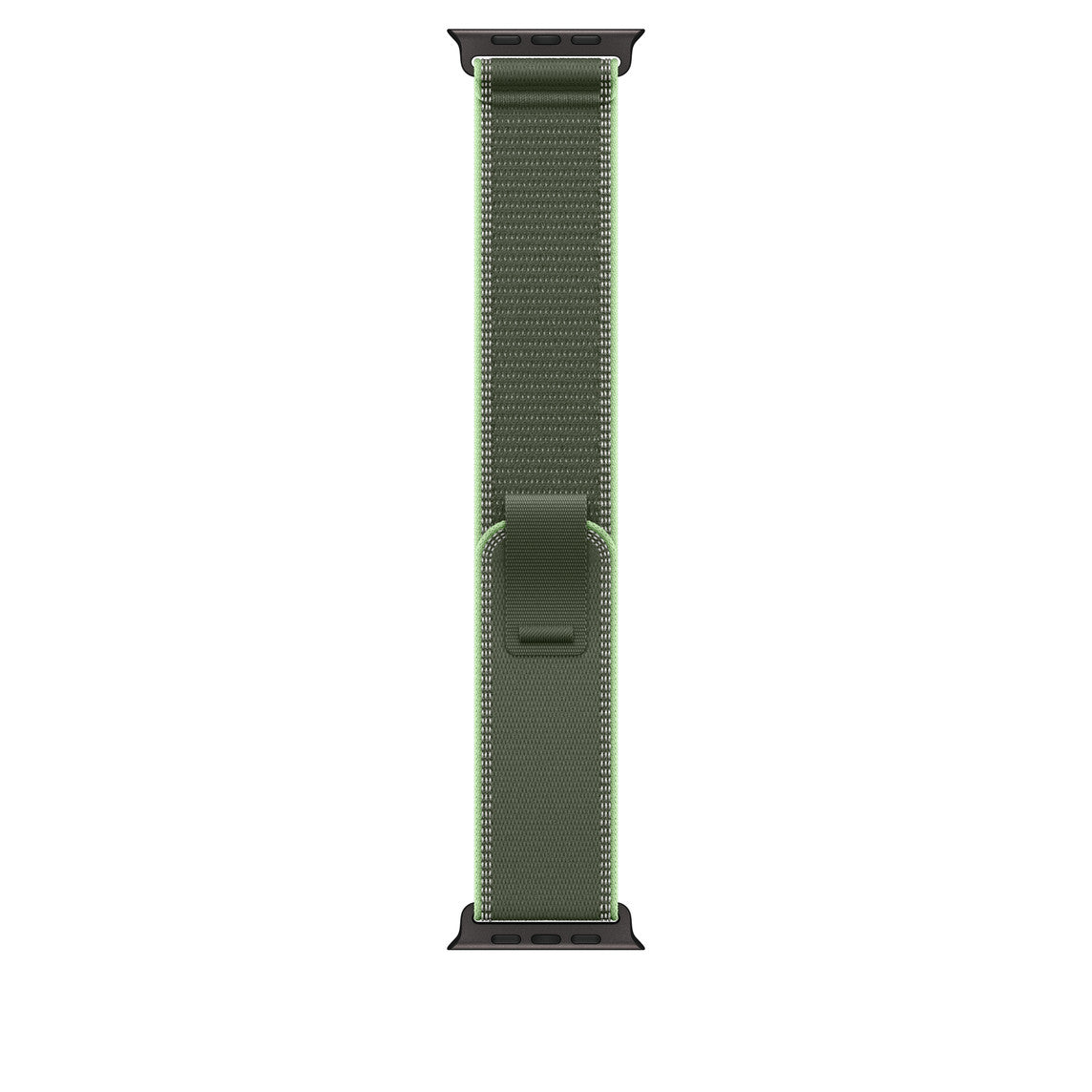 Green/Neon Trail Loop for iWatch 44/45/46mm & 49mmUltra with Black Metal Connectors