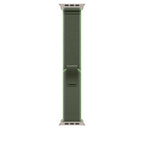 Green/Neon Trail Loop for iWatch 44/45/46mm & 49mmUltra with Silver Metal Connectors