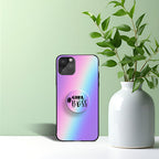 Rainbow Color Lavendar Girl Boss Phone Holder Glossy Metal Bumper Case Mobile Case by CoverMeUp